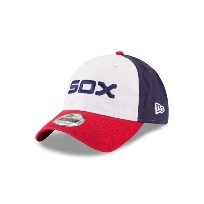 Blue Chicago White Sox Hat - New Era MLB Core Classic Alt 9TWENTY Adjustable Caps USA6592748